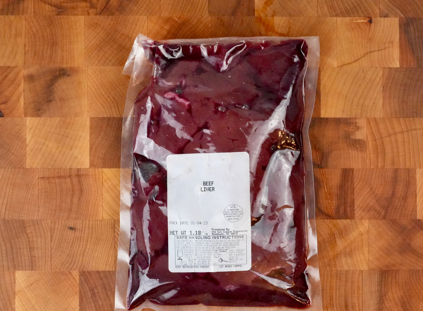 Liver (Beefalo) $8.00/Lb.