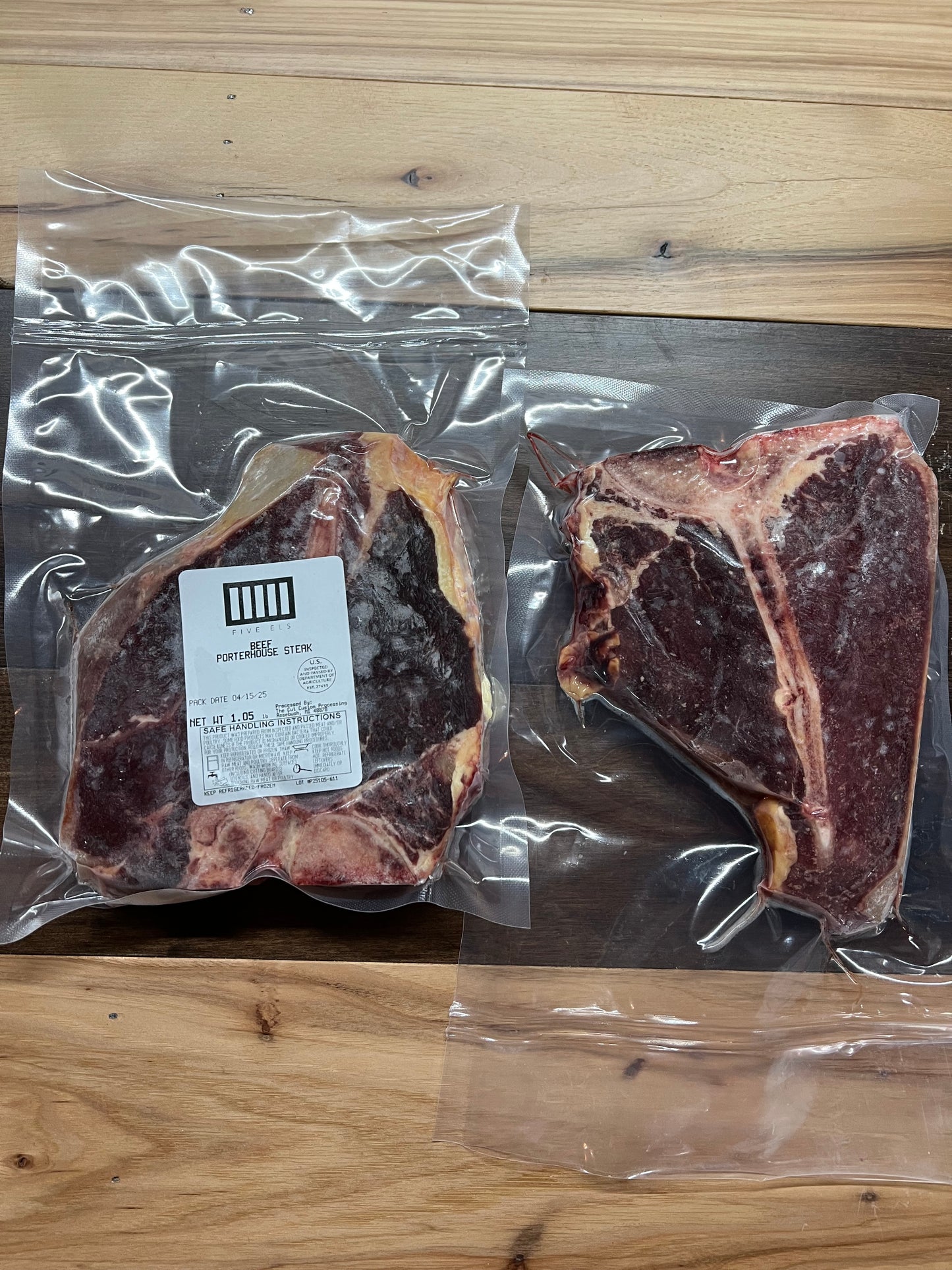 Porterhouse Steak (Beefalo) $30.00/Lb.