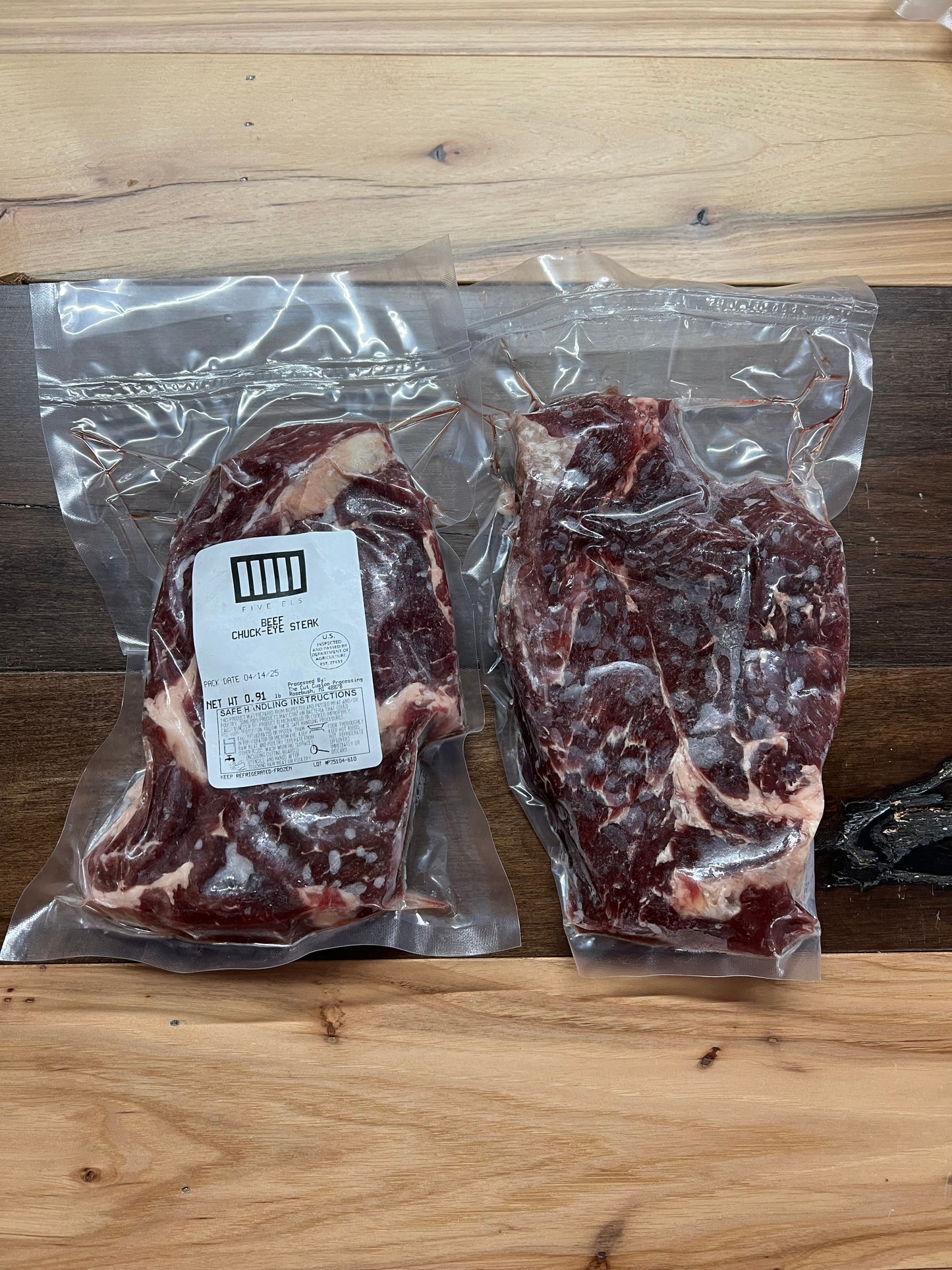 Chuck Eye Steak (Beefalo) $15.00/Lb.